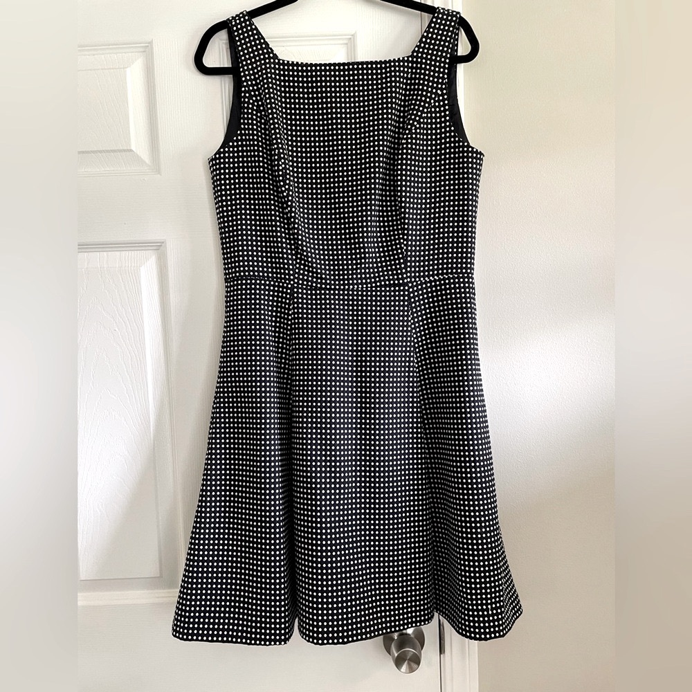 Elegant Black and White Dress